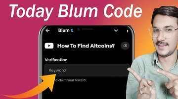 How To Find Altcoins? Blum Code | Blum Code How To Find Altcoins? | Blum Youtube Video Code
