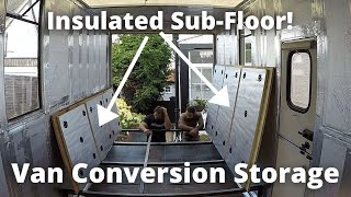 Luton Box Van Conversion Functional Sub-floor Storage