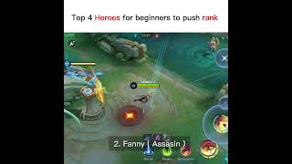 best heroes to push rank in mlbb #MOBA55Creator #MOBA55Ninja