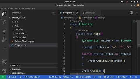Reading and Writing to Text Files With StreamReader and StreamWriter in C#