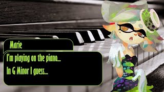 Splatoon Plush Marie Playing On The Piano