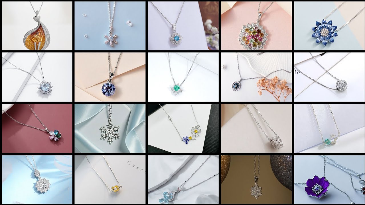 Самый красивый серебряный кулон и медальон для девочек.