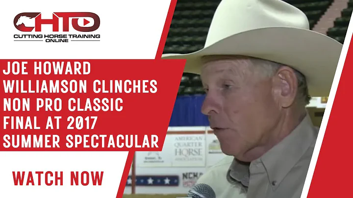 Joe Howard Williamson Clinches Non Pro Classic Fin...