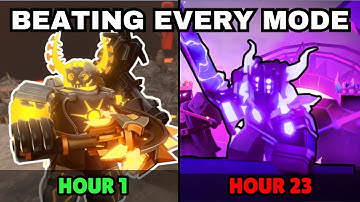 BEATING EVERY MODE IN TDS | Tower Defense Simulator