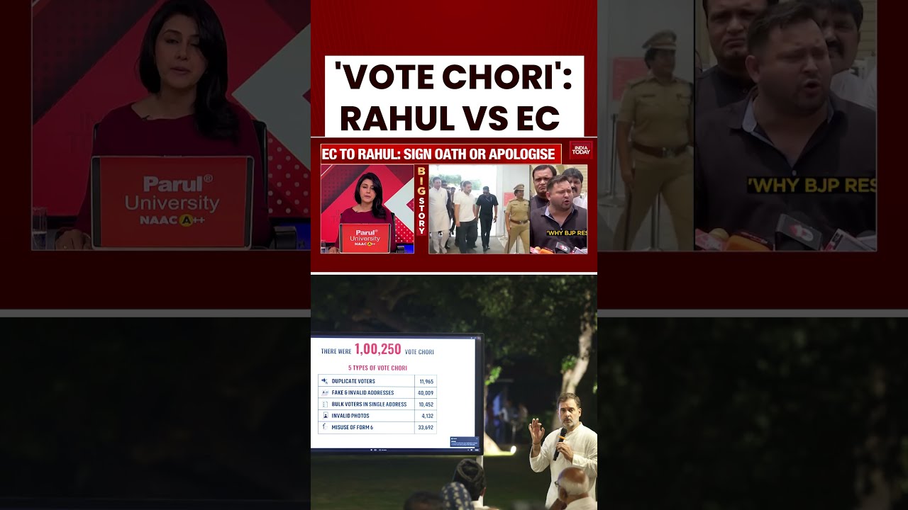 Rahul Gandhi Vs ECI Voter List Fraud Election Rigging Claims Explode India Today News