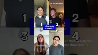 One Last Time, WHO SANG IT BEST?! #shorts #hamilton #cover