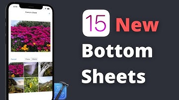 iOS 15: New Bottom Sheet Presentatation Tutorial (2022, Xcode 13, Swift 5) - iOS Development