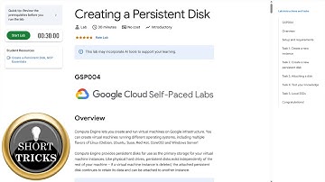 Creating a Persistent Disk | #GSP004 | #qwiklabs | #arcade | #arcadelabs | #solution