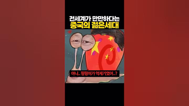 전세계가 만만하다는 중국 젊은 세대 ㅋㅋㅋ억제기라니..