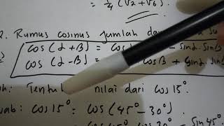 Selisih sudut pada trigonometri ...