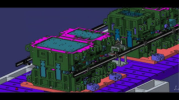 Transfer Press Tooling Desing Simulation - CATIA V5