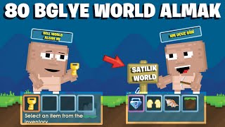 80 BGLLİK World Aldık | Günlük Kaç DL Profit ? | Growtopia