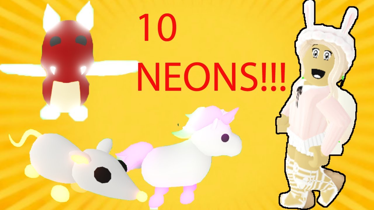 Mega Neon Pets Adopt Me - adopt me making a neon parrotroblox watchs