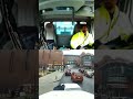 El camionero no notó el coche que se metió delante… 😬