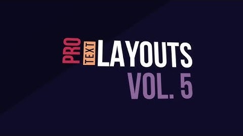 Pixel Film Studios - ProText Layouts Vol. 5 - Kinetic Text Layouts - Final Cut Pro X