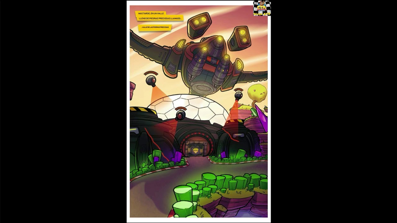 Comic en Español de Crash Team Racing Nitro Fueled CTR