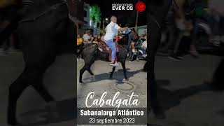 Cabalgata en Sabanalarga Atlántico, 23 de septiembre de 2023. Corto 1. #caballos #horses #cabalgata