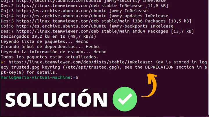 ✅ SOLUCIÓN Error key is stored in legacy trusted.gpg keyring | Actualizar Repositorios de UBUNTU 🐧