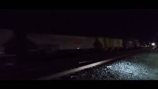 A windy CSX M410 eastbound through Wilsmere Yard in notch 8 on 11-6-25 w/2 Flared radiator SD70MACs!