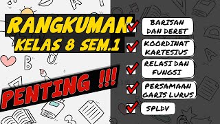 Rangkuman Matematika Kelas 8 Semester 1 | Rumus Matematika SMP Kelas 8 screenshot 5