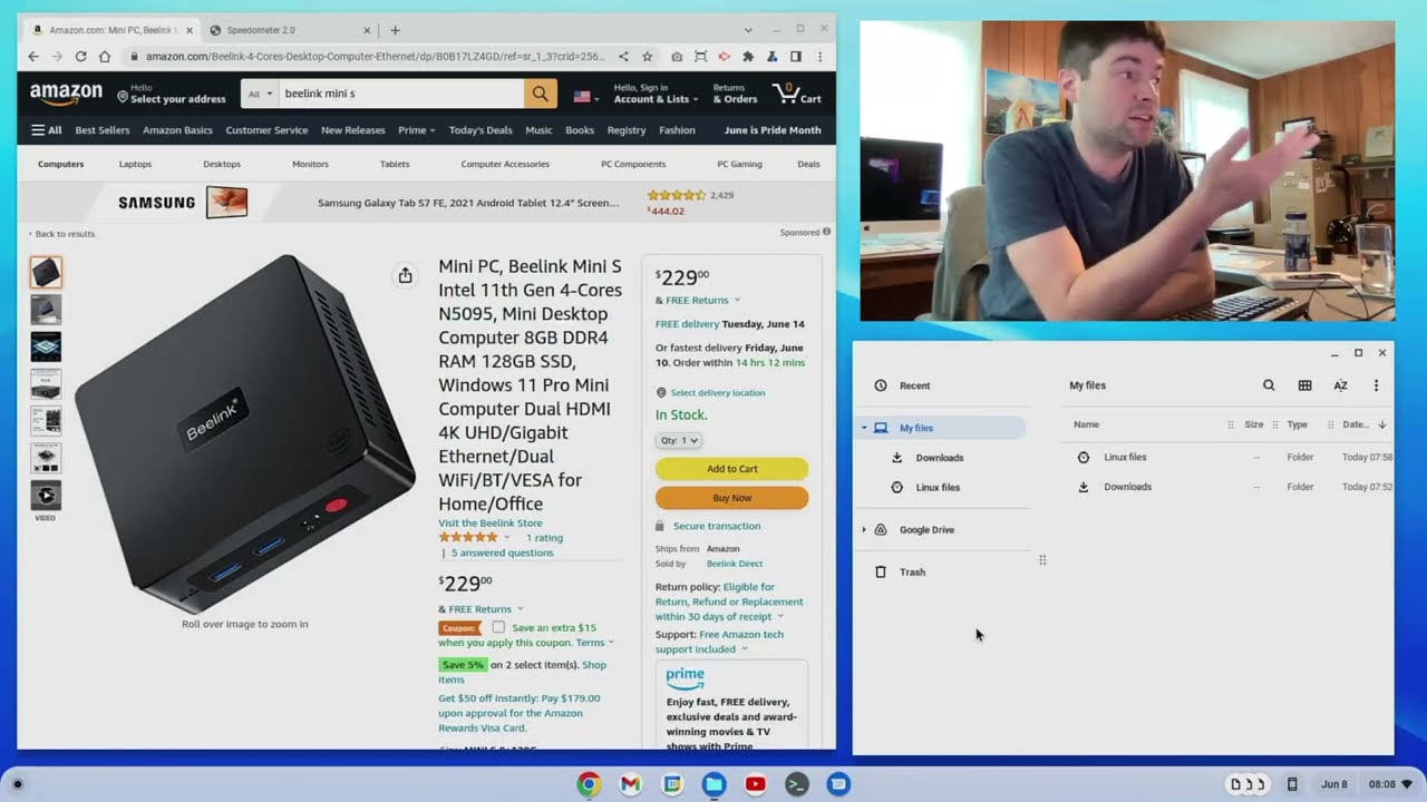 ChromeOS Flex on the Beelink Mini S - YouTube