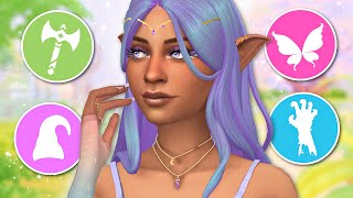 Each Sim is a Different OCCULT We DONT Have in The Sims 4! | CAS Challenge