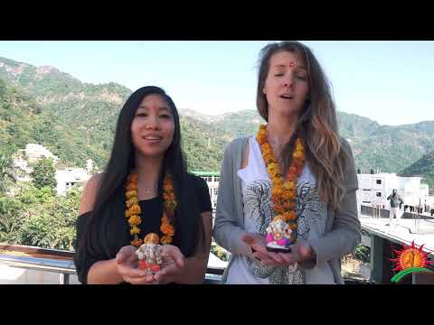 Ganesh mantra chanting during the 200 Hour TTC