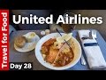 United airlines review  business class from lisbon to new york city and nyc pizza