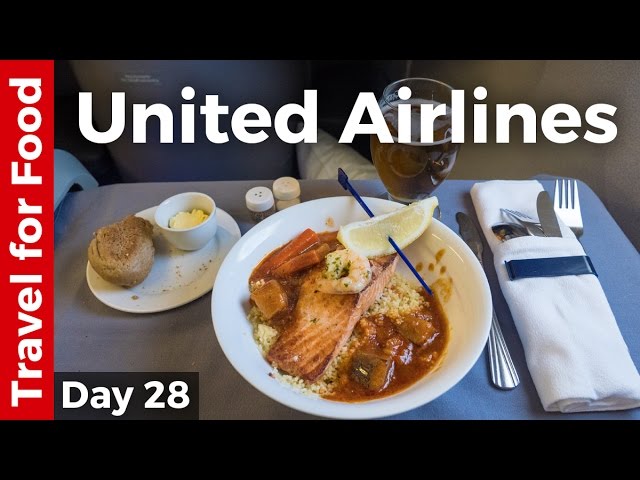 United Airlines Review - Business Class from Lisbon to New York City (and NYC Pizza) | Mark Wiens