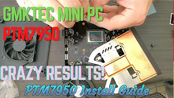 GMKTech K8 Plus - PTM7950  & Perf at various DDR5 speeds! Mini PC