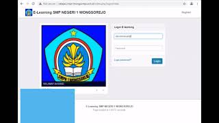 CARA DAFTAR DAN PENJELASAN E-LEARNING SMPN 1 WONGSOREJO