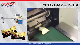 IPM250x High Speed Flow Wrap Machine - Choco Dates Packing Machine