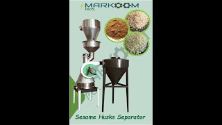 Sesame Husk Separator - فرازة قشور السمسم بعد التقشير