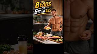 6 Eggs a Day: The Simple Muscle Hack for Explosive Muscle Growth &amp; Razor-Sharp Six-Pack Abs #shorts
