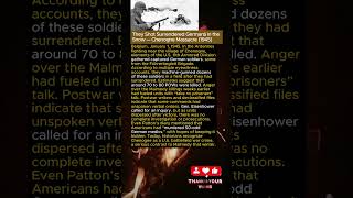 They Shot Surrendered Germans in the Snow — Chenogne Massacre (1945)