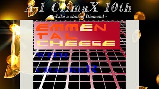 Emmental cheese with cracker