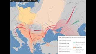 The shrinking of the Roman Empire: Arabs, Slavs and Bulgars (VII century)