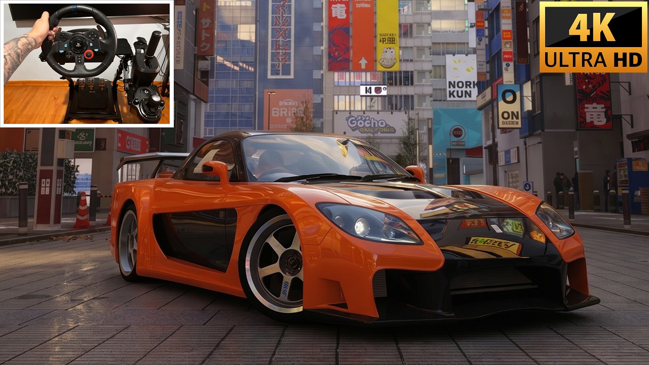 Forza Horizon 6 | Han's Mazda RX-7 VeilSide | Logitech G29
