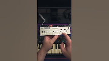 the smallest synthesizer ever made, by casio #shorts