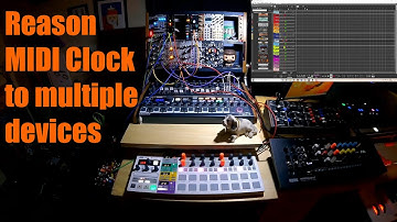 How to send midi clock to multiple external devices in Reason