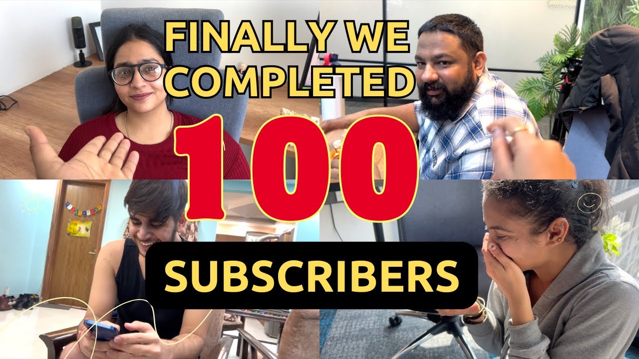 Finally we completed 100 SUBSCRIBERS ️😍😎 #subscribe #subscribe ...