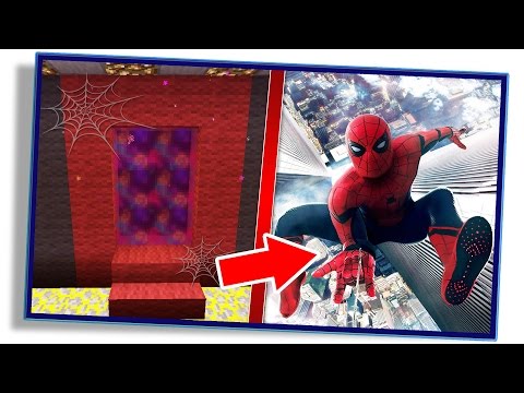 COMO FAZER UM PORTAL PARA O MUNDO DO HOMEM-ARANHA (SPIDERMAN)! - Minecraft