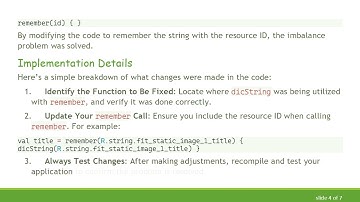 Resolving java.lang.IllegalStateException: Start/end imbalance in Jetpack Compose