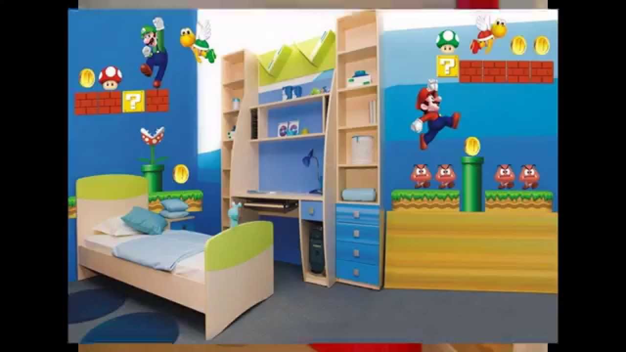 Super mario bedroom decorations ideas - YouTube