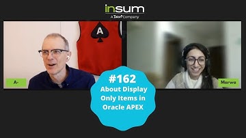 APEX Instant Tips #162: About Display Only Items in Oracle APEX