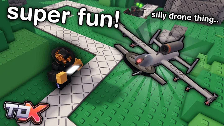 i love this new TDX tower.. (Combat Drone) | ROBLOX