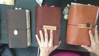 Travelers notebook size comparison Part 2