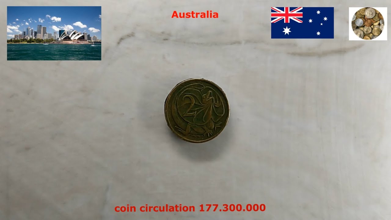 Mesmerising moment a man cleans almost 50 years of dirt off an Australian  20 cent coin