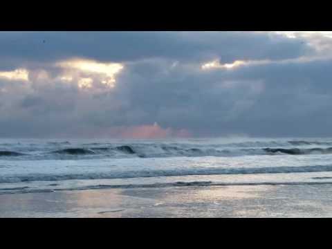 Sunrise on St Augustine Beach FL from First Light Insight.