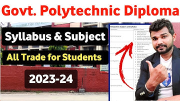 haryana polytechnic diploma syllabus & subject review 2023 | Diploma in mechanical, civil electrical
